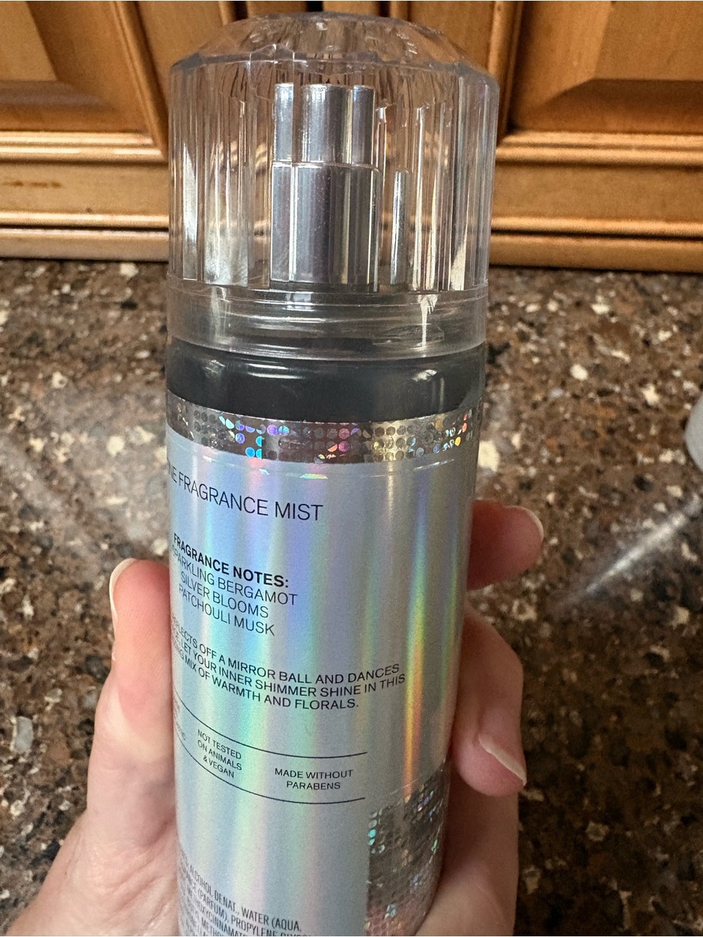 Bath & Body Works Platinum Holographic Fragrance Mist & Body Cream - Silver - Picture 3 of 5